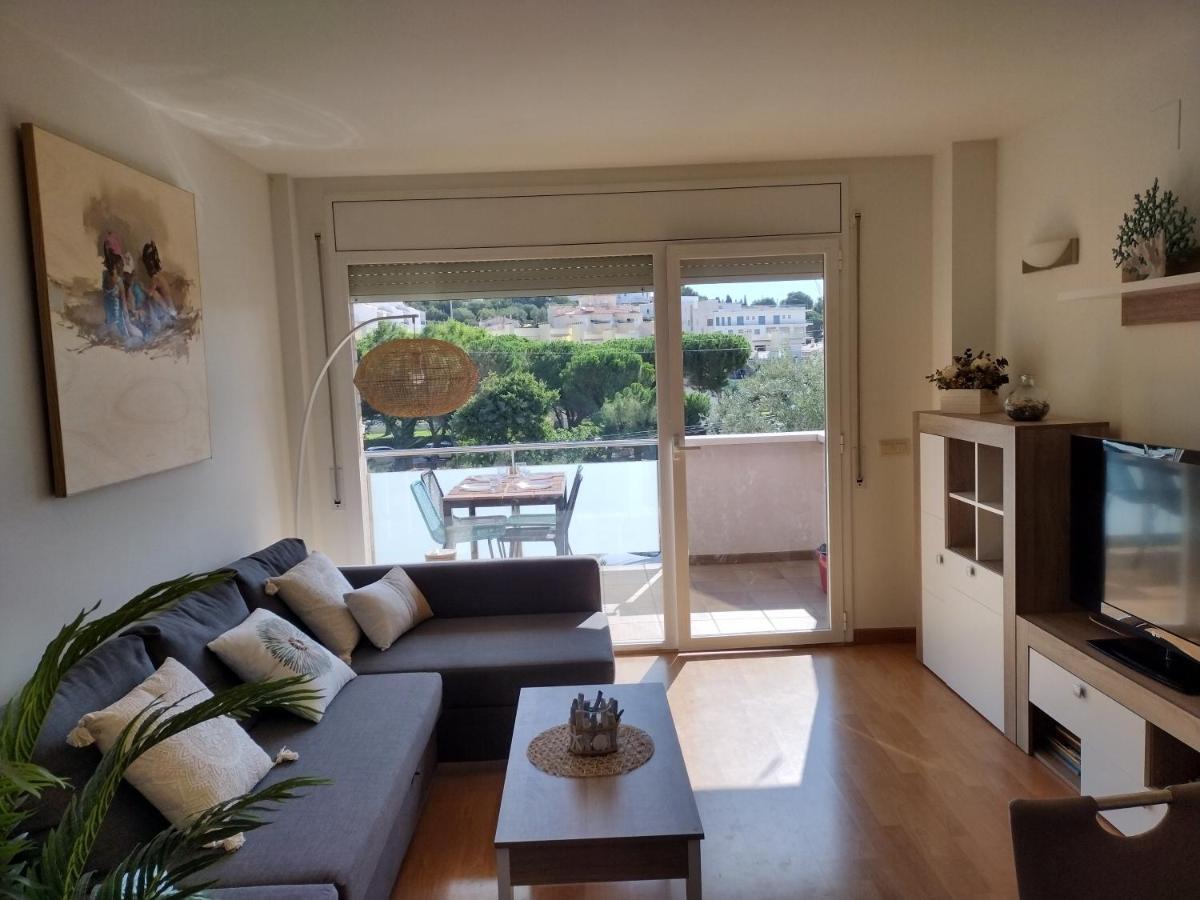 Encantador Apartamento Familiar 4 Px Con Terraza, Parking Y Wi-Fi En Llança Eksteriør bilde